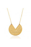 Collier PRECIOVS Essentials motif aztec argent doré jaune - PRECIOVS