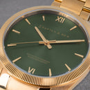 Montre Kapten & Son Crush Gold Green Steel - PRECIOVS