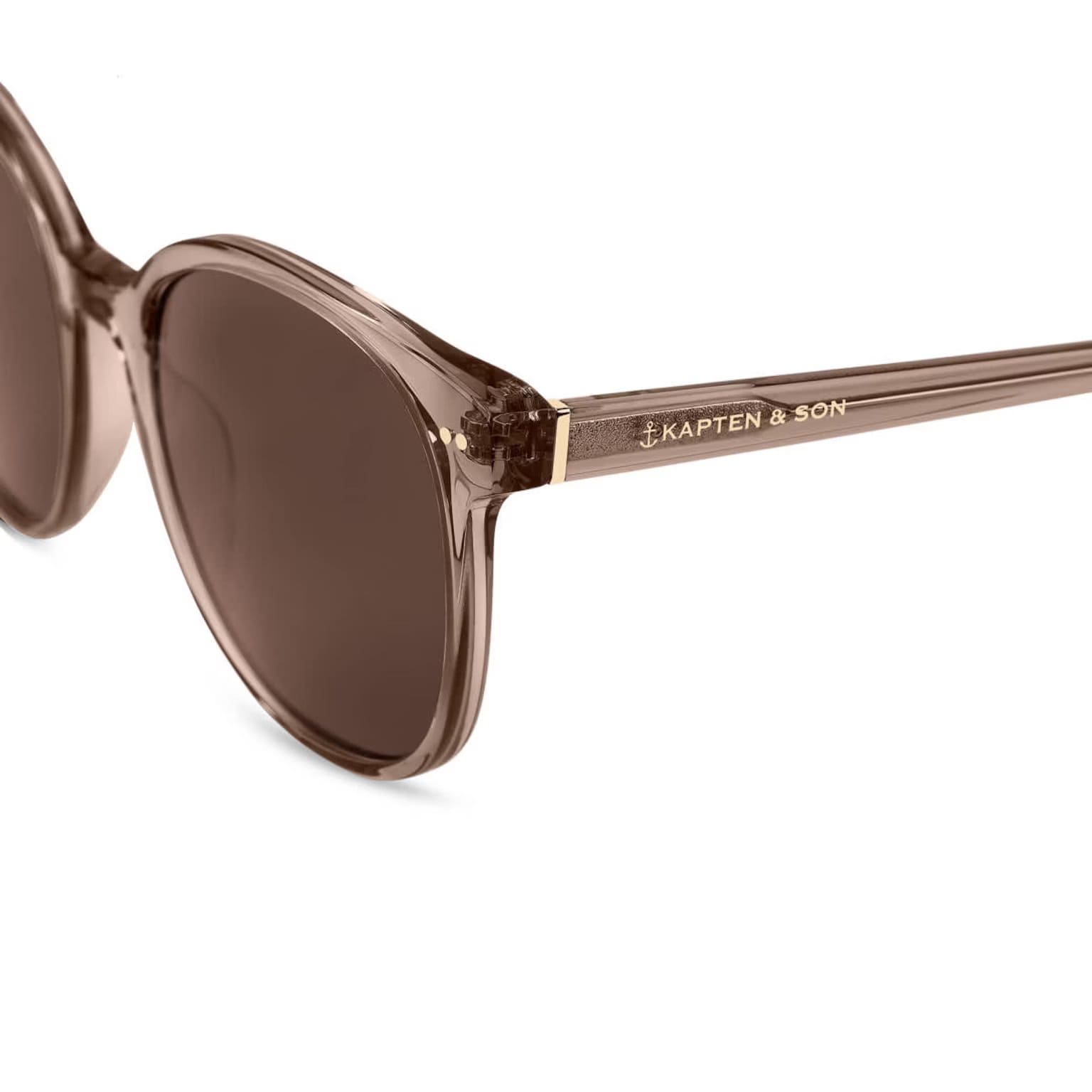 Lunettes de Soleil Kapten & Son Nairobi Transparent Hazel Brown - PRECIOVS