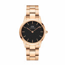 Montre Daniel Wellington Iconic Link Black Rose Gold 32mm - PRECIOVS