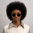 Lunettes de Soleil Kapten & Son Amsterdam Large Sand Tortoise Brown - PRECIOVS
