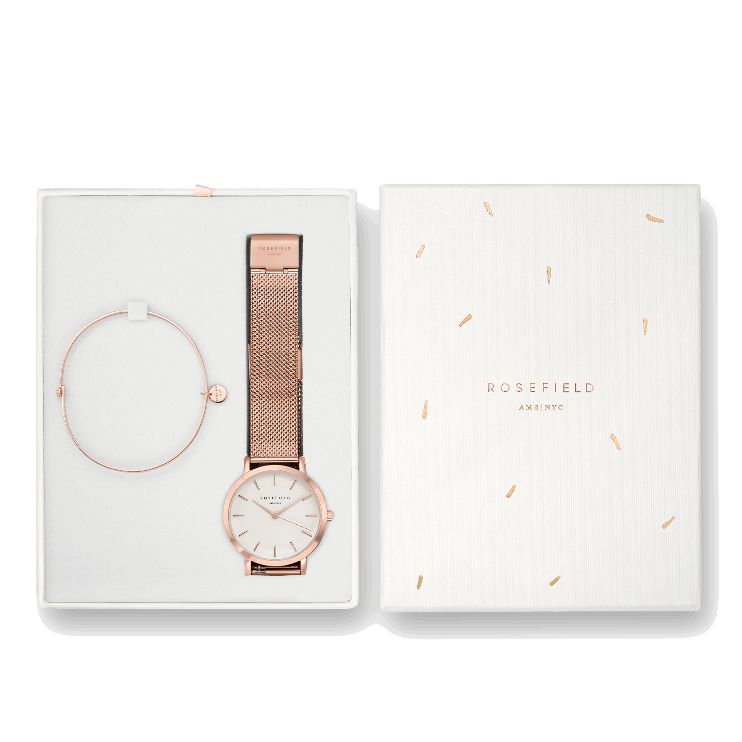 Coffret Rosefield The Mercer Blanc Or Rose + The Wooster Or Rose Medium - PRECIOVS