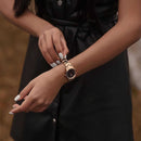 Montre Daniel Wellington Iconic Link Black Rose Gold 32mm - PRECIOVS