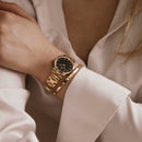 Montre Daniel Wellington Iconic Link Black Rose Gold 28mm - PRECIOVS