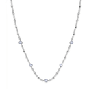 Collier Rosefield The Raye Chocker avec cristaux Swarovski Silver J265 - PRECIOVS