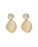 Boucles d'oreilles Rosefield The Amber Coquillage Or - PRECIOVS
