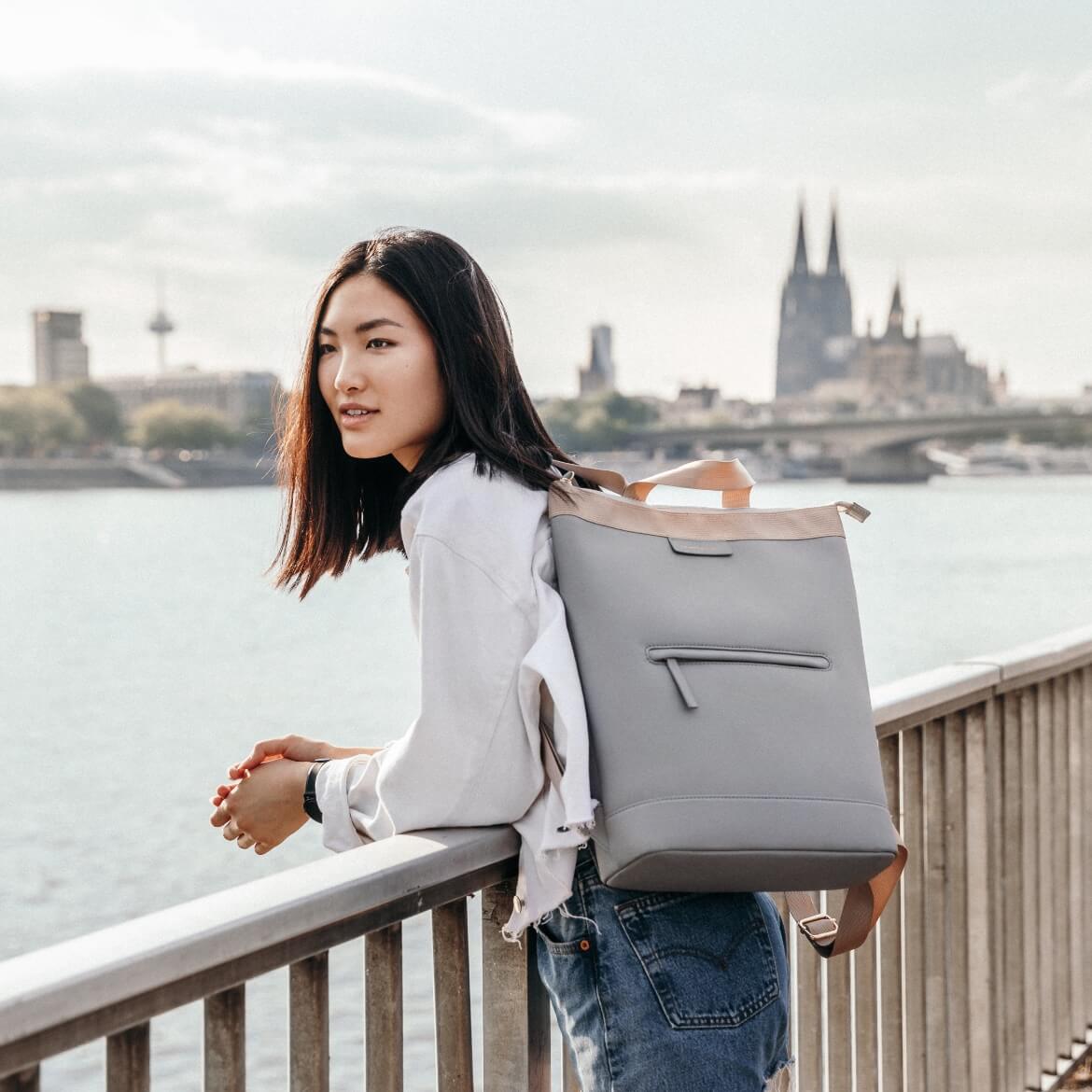 Sac à dos Kapten & Son Umea Sand Grey - PRECIOVS