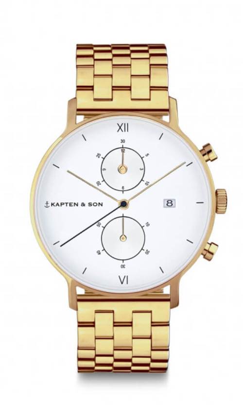 Coffret Cadeau Kapten & Son Soulmate Small Gold avec montre Chrono Small Gold - PRECIOVS