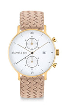 Montre Kapten & Son Chrono Gold Sand Woven Leather - PRECIOVS