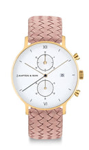 Montre Kapten & Son Chrono Gold Rose Woven Leather - PRECIOVS