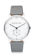 Montre Kapten & Son Heritage Silver Ash Grey Leather - PRECIOVS