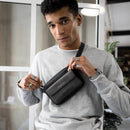 Sac banane Kapten & Son Harra All Black - PRECIOVS