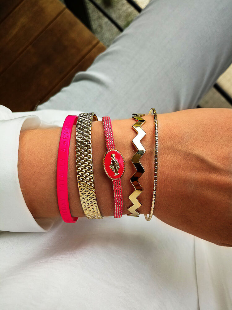 Bracelet MYA BAY Madonna - Rose fluo BR-76 - PRECIOVS