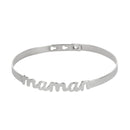 Bracelet Jonc MYA BAY "Maman" script JC-60 S - PRECIOVS