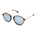 Lunettes de Soleil Kapten & Son Maui Matt Tortoise Blue Mirrored - PRECIOVS