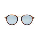 Lunettes de Soleil Kapten & Son Maui Matt Tortoise Blue Mirrored - PRECIOVS