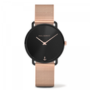 Montre Paul Hewitt Miss Ocean Line Black Sunray Bande Mesh Or Rosé - PRECIOVS