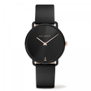 Montre Paul Hewitt Miss Ocean Line Black Sunray Cuir Noir - PRECIOVS