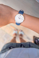 Montre CLUSE Minuit Rose Gold White/Blue Denim CL30029 - PRECIOVS