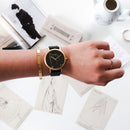 Montre Cluse La Roche Gold Black Marble CL40004 - PRECIOVS