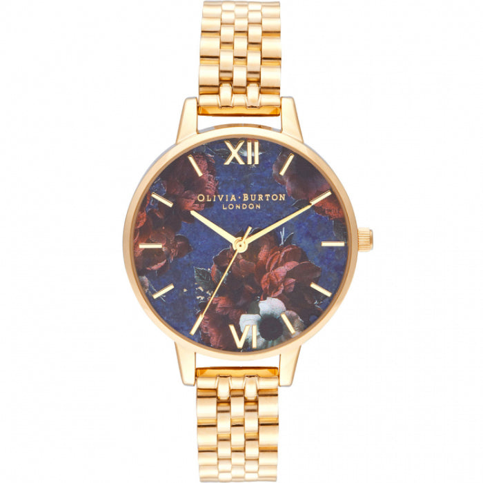 Montre Olivia Burton Demi Lapis Lazuli & Gold OB16SP13 - PRECIOVS