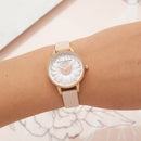 Montre Olivia Burton FLOWER SHOW 3D DAISY Rose Gold & Nude Peach OB16FS87 - PRECIOVS