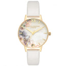 Montre Olivia Burton Watercolour Florals Blush & Gold Leather OB16PP45 - PRECIOVS