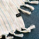 Serviette de plage "turque" Slowtide Pennylane en coton bio - PRECIOVS