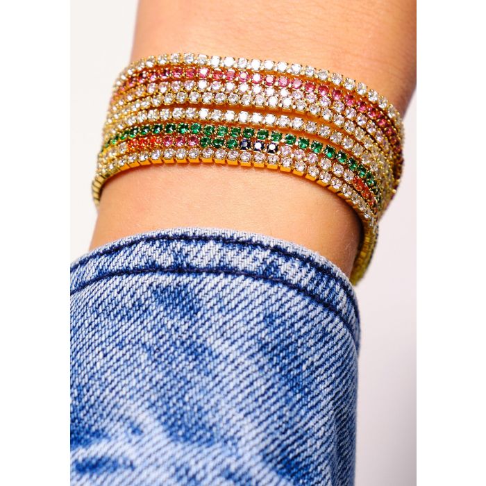 Bracelet MYA BAY Sweet Rainbow Tennis BR-303.G - PRECIOVS
