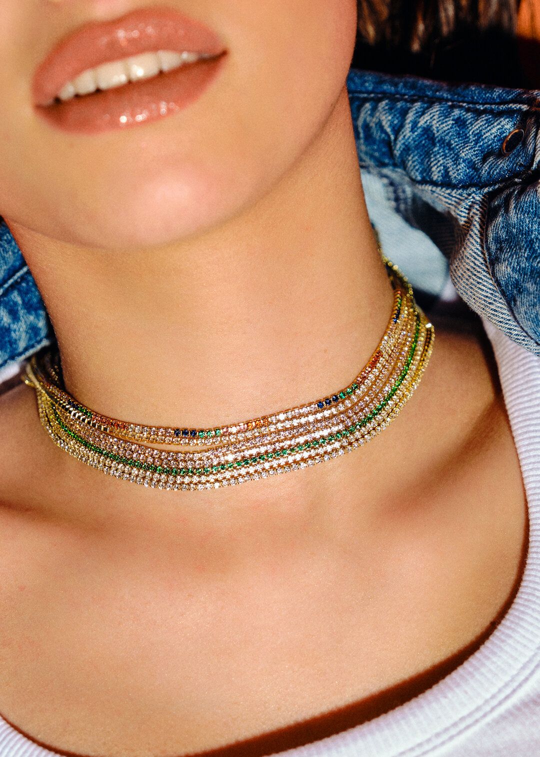 Collier MYA BAY Sweet Rainbow Tennis CO-209.G - PRECIOVS