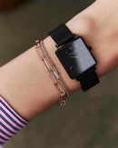 Montre Rosefield THE BOXY Noir Noir QBMB-Q04 - PRECIOVS