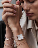 Montre Rosefield THE BOXY Blanc Rose Or Rose QWPR-Q11 - PRECIOVS