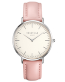 Montre Rosefield The BOWERY White Pink Silver BWPS-B8 - PRECIOVS