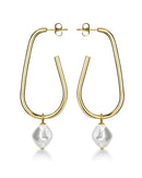 Boucles d'oreilles Rosefield The Jane Large Liquid Pearl J184 - PRECIOVS