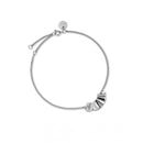 Bracelet Rosefield The Lois Liquid Waved Charm Silver J235 - PRECIOVS