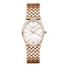 Montre Rosefield The Oval Blanc Acier Or Rose OV02 - PRECIOVS