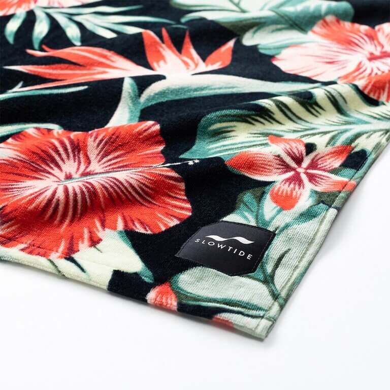 Serviette de plage Slowtide Tropix en coton durable - PRECIOVS