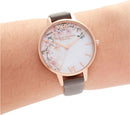 Montre Olivia Burton Pretty Blossom Demi London Grey & Rose Gold OB16EG122 - PRECIOVS