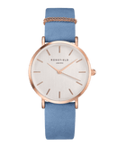 Montre Rosefield THE WEST VILLAGE Airy Blue Rosegold WAGR-W76 - PRECIOVS