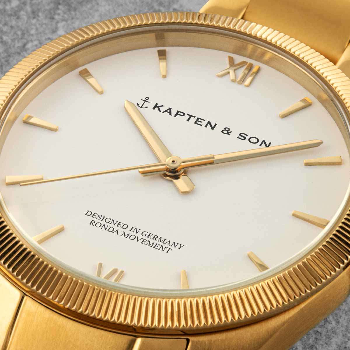 Montre Kapten & Son Crush Gold Steel - PRECIOVS