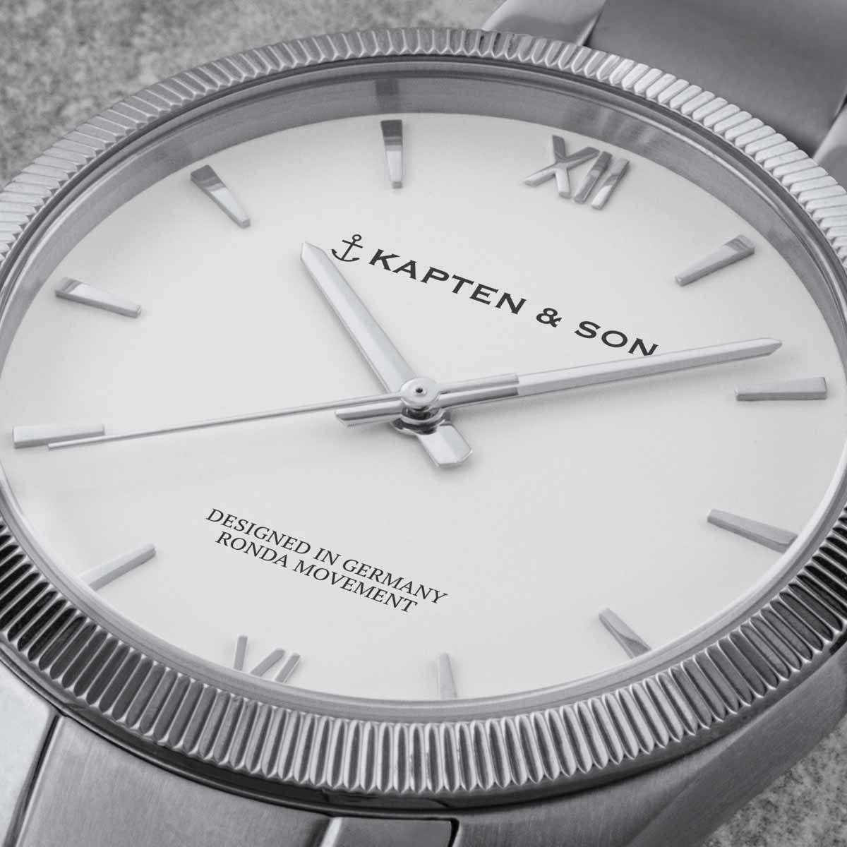 Montre Kapten & Son Crush Silver Steel - PRECIOVS