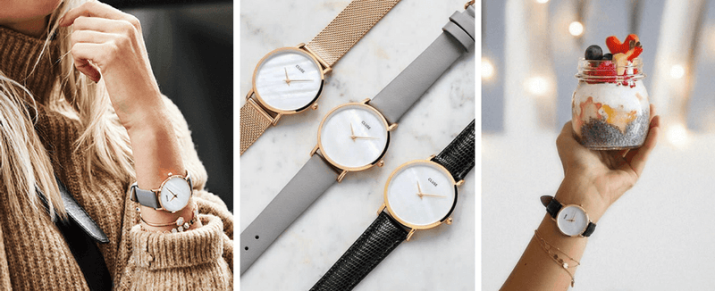 Voici Cluse La Perle, la version nacre de sa montre femme Minuit