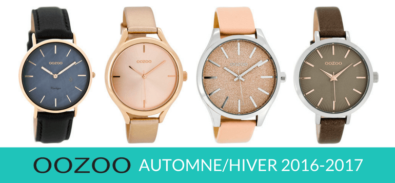 Montres Oozoo, la collection Automne/Hiver 2016-2017 débarque
