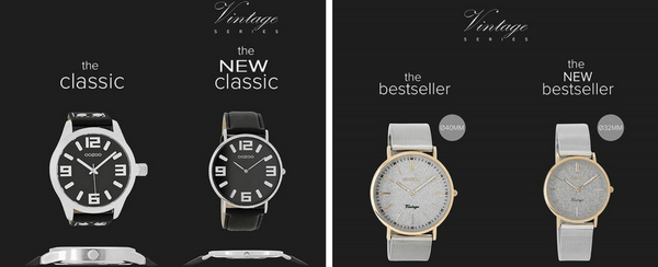 Les nouveautés Automne/Hiver 2017 d'Oozoo pour sa collection Vintage