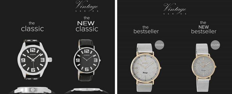 Les nouveautés Automne/Hiver 2017 d'Oozoo pour sa collection Vintage