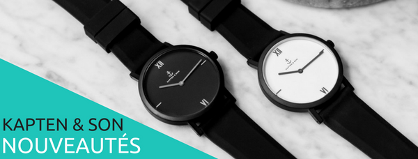 Nouveauté printemps 2017: découvrez la nouvelle montre KAPTEN & SON avec bracelet en silicone, La Pure