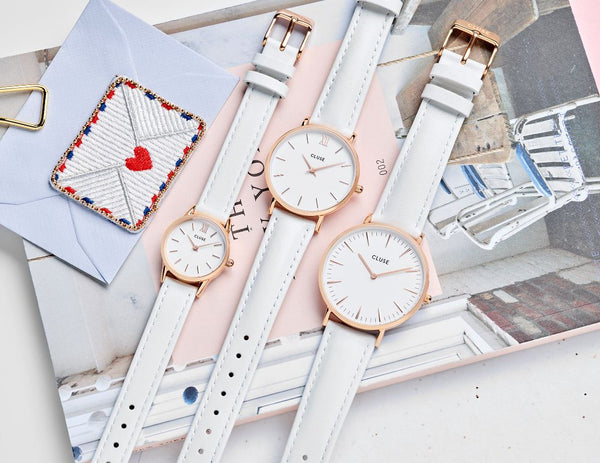 Cluse lance sa première collection de montres aux bracelets en cuir blanc, découvrez-la sans plus tarder !