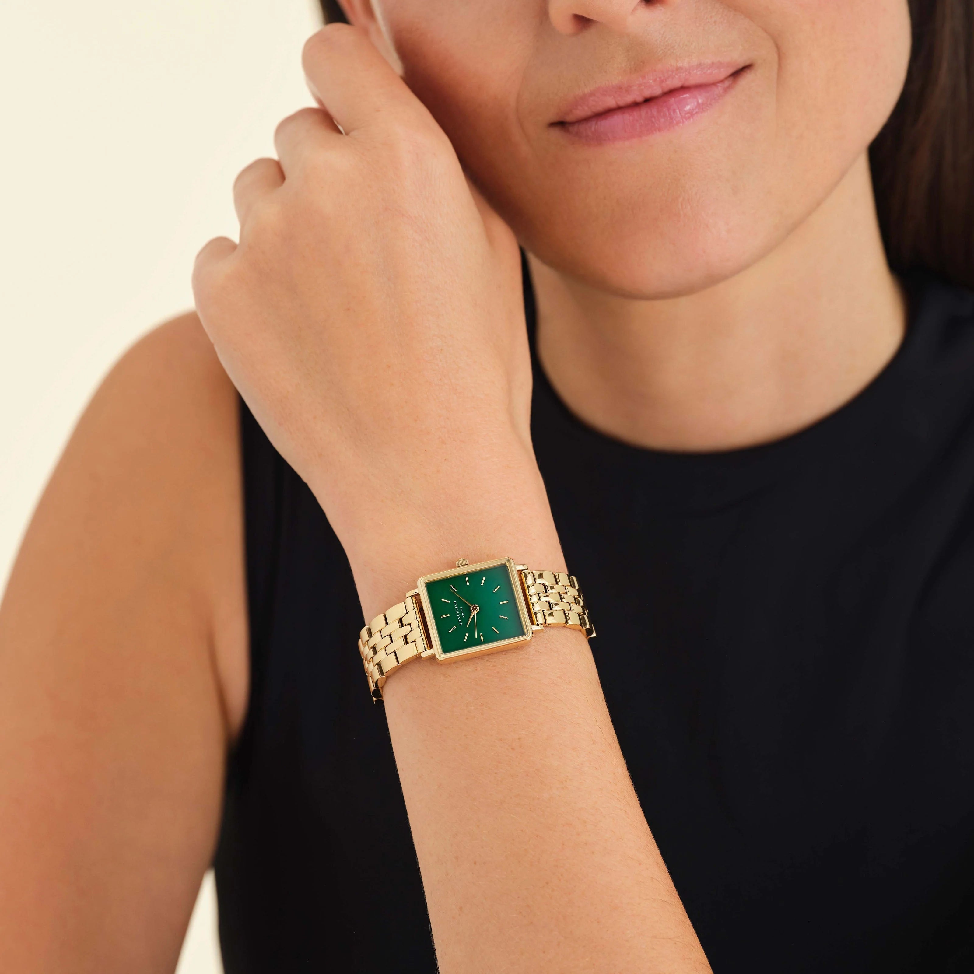 Montre Rosefield THE BOXY XS Émeraude Q050