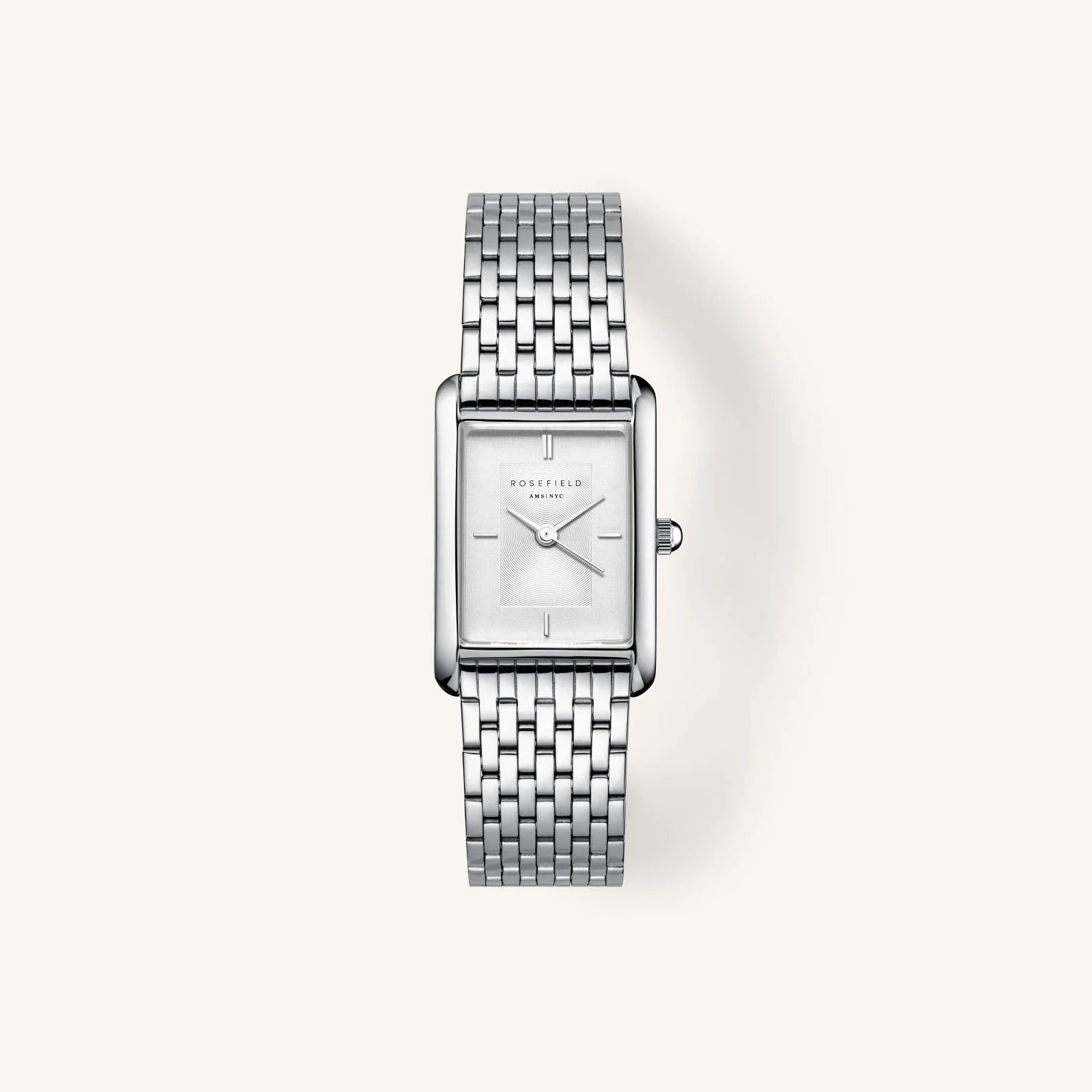 Montre Rosefield Heirloom Cadran Blanc Acier Argent H02