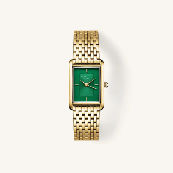 Montre Rosefield Heirloom Cadran Vert Émeraude Acier Or H05